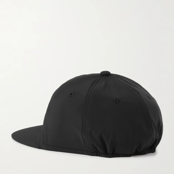 FEAR OF GOD ESSENTIALS Logo Appliquéd Shell Baseball Cap, S/M, Black. - Picture 3 of 6